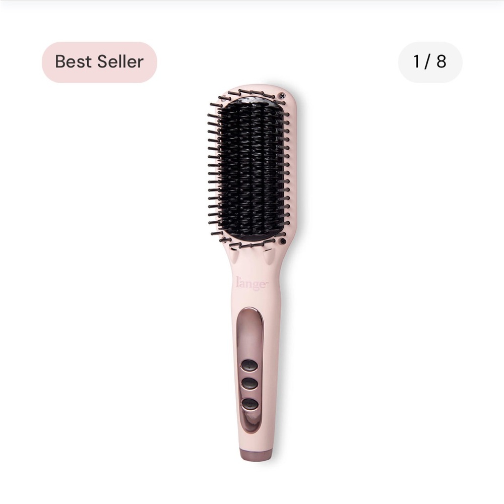 Lange Pink Hair Straightening Brush